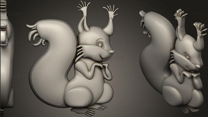 3D model Squirrel 01 (STL)